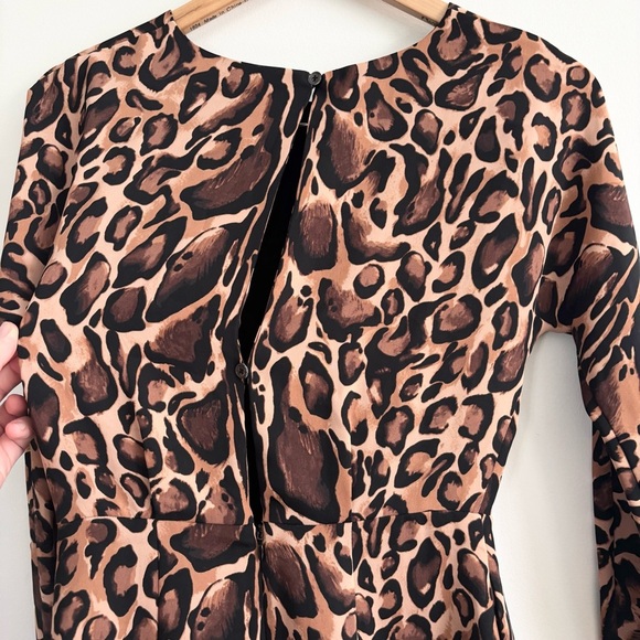 Aritzia Babaton Samson Leopard Print Shift Dress - Picture 6 of 13
